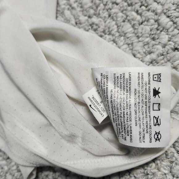 Nike White Racerback Athletic Tank Top Size Small - Picture 5 of 7